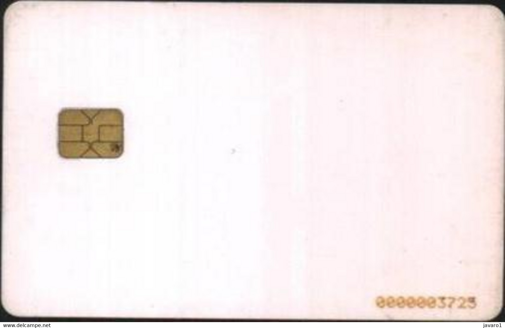 WHITE TRIAL : WAA03 White Card (gold Control Right Under) USED - Pakistan