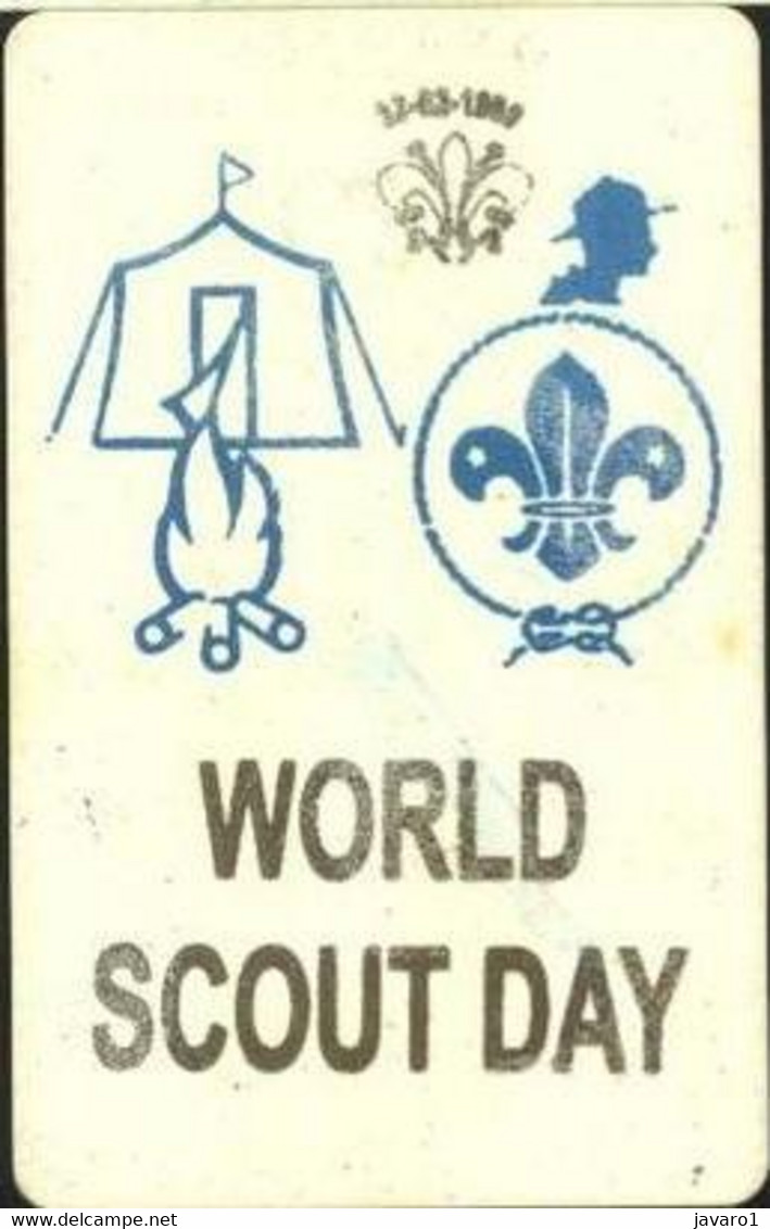 PAKMAP : WP12201 45 World Scout Day 22-02-1999 (Blue And Gold Text) USED - Pakistan