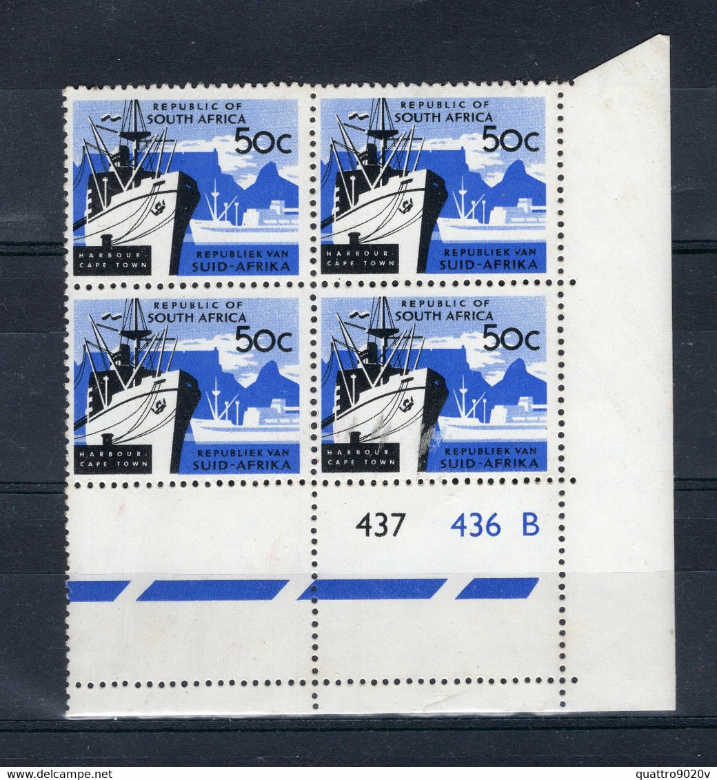 1961. Republic Issue. Cape Town Harbour. Block Of 4. MNH (**) - Neufs