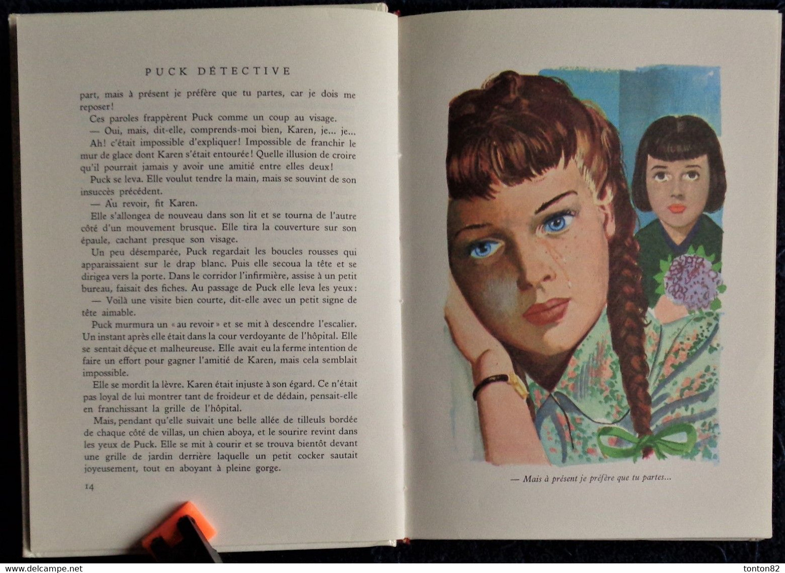 Lisbeth Werner -  Puck Détective - Bibliothèque Rouge Et Or  - N° 576 - (1971 ) - Bibliothèque Rouge Et Or
