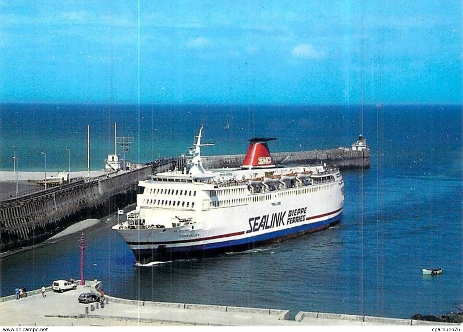 C P S M Ferry  Bateau  " Versailles  " S.N.A.T Car Ferry  Dieppe Newhaven - Ferries