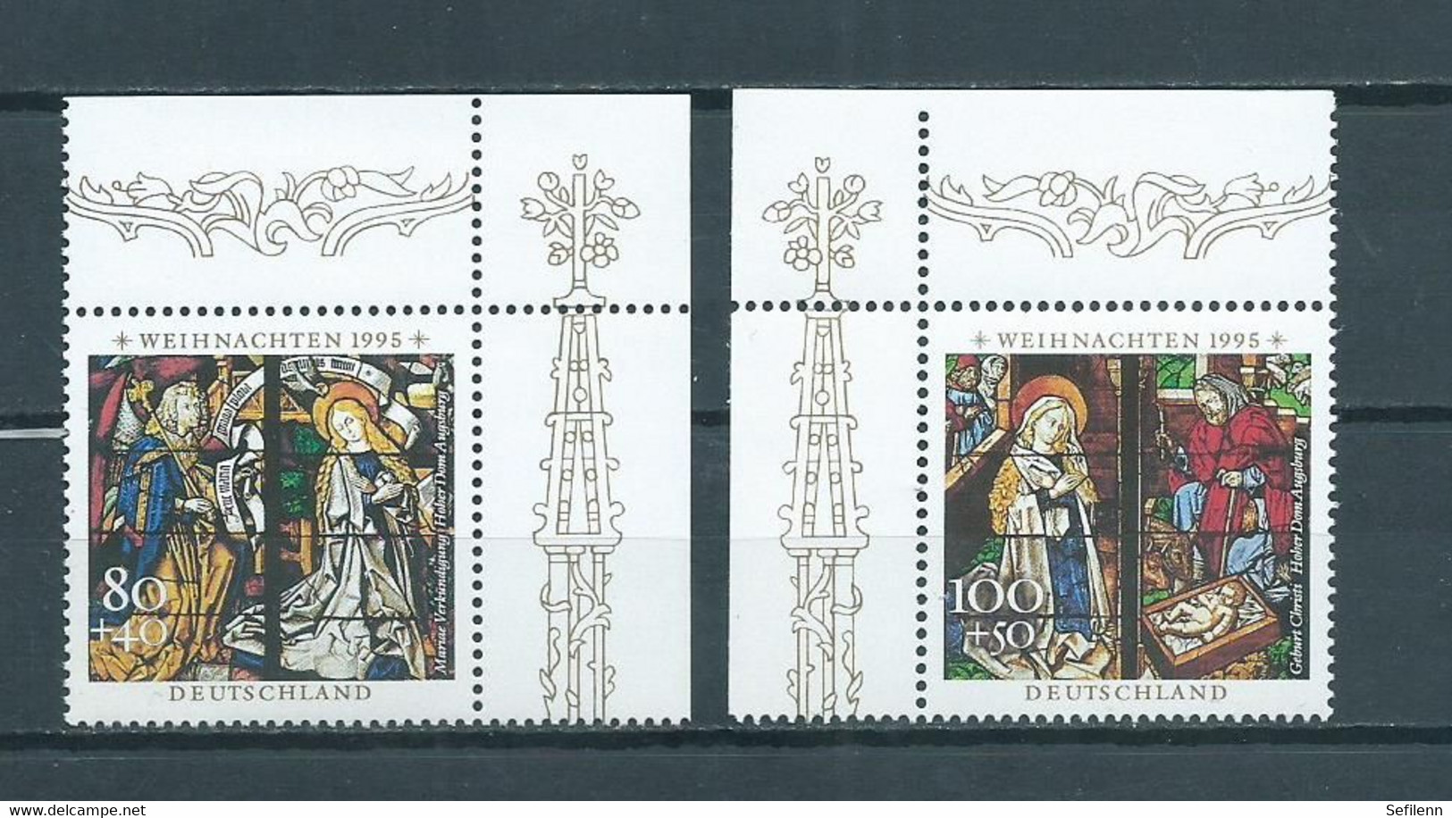 1995 West-Germany Complete Set Kerst,noël,weihnachten MNH/Postfris/Neuf Sans Charniere - Ongebruikt