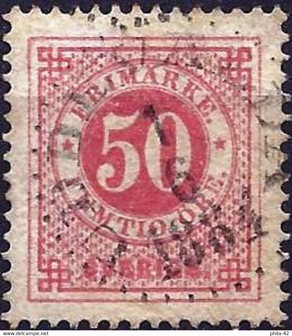 Sweden 1878 - Mi 25B - YT 24A ( Figure ) Perf. 13¼ - Usados