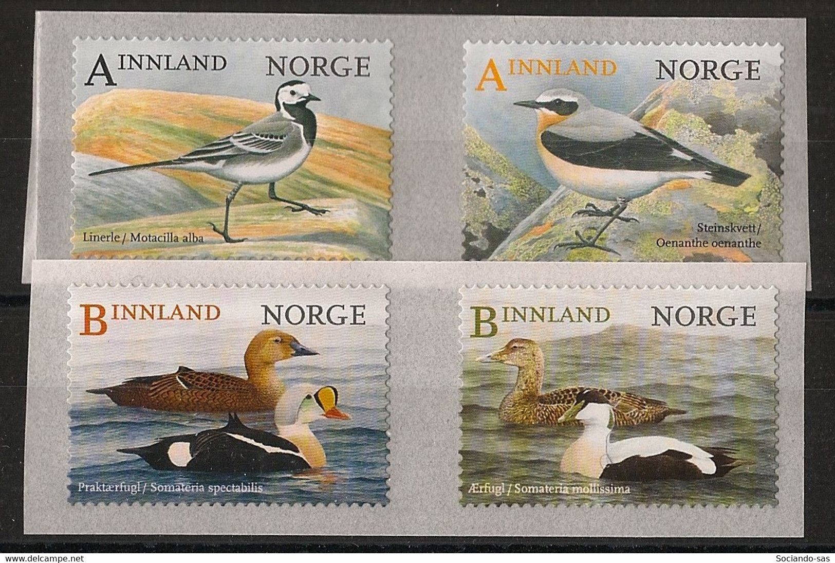 Norway - 2015 - N°Yv. 1833 à 1836 - Oiseaux / Birds - Neuf Luxe ** / MNH / Postfrisch - Ungebraucht