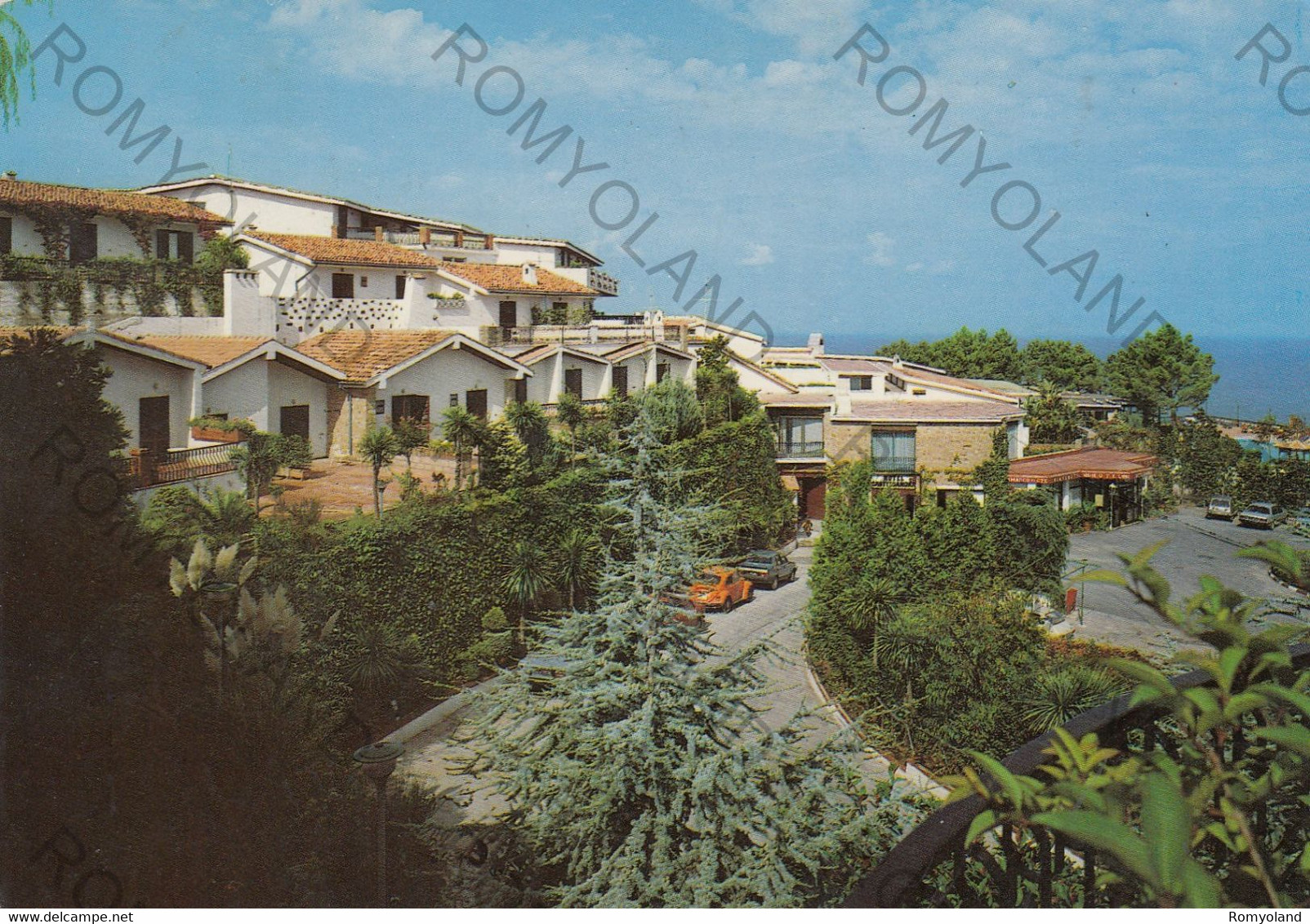 CARTOLINA S. MARCO DI CASTELLABATE, SALERNO, CAMPANIA, GRAND HOTEL CASTELSANDRA,  ESTATE, BARCHE A VELA, VIAGGIATA 1982 - Battipaglia