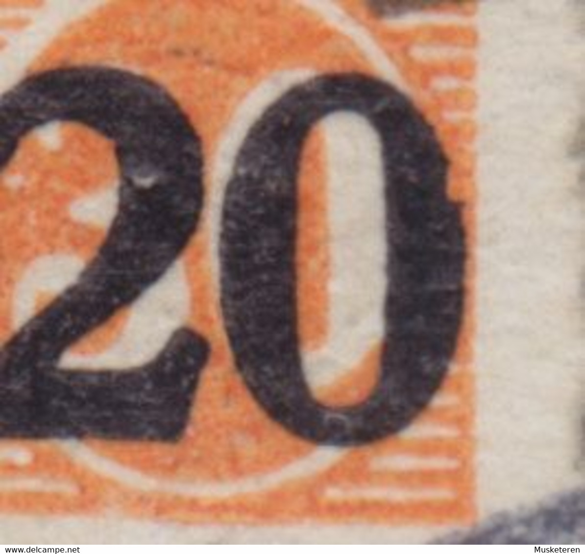 Denmark 1926 Mi. 151      20 Ø Auf 30 Ø Christian X. ERROR Variety Notch In Right Side '0' In 20 - Variedades Y Curiosidades