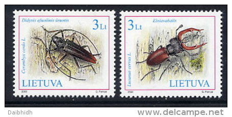 LITHUANIA 2003 Endangered Species Set Of 2   MNH / **.  Michel 819-20 - Lituania