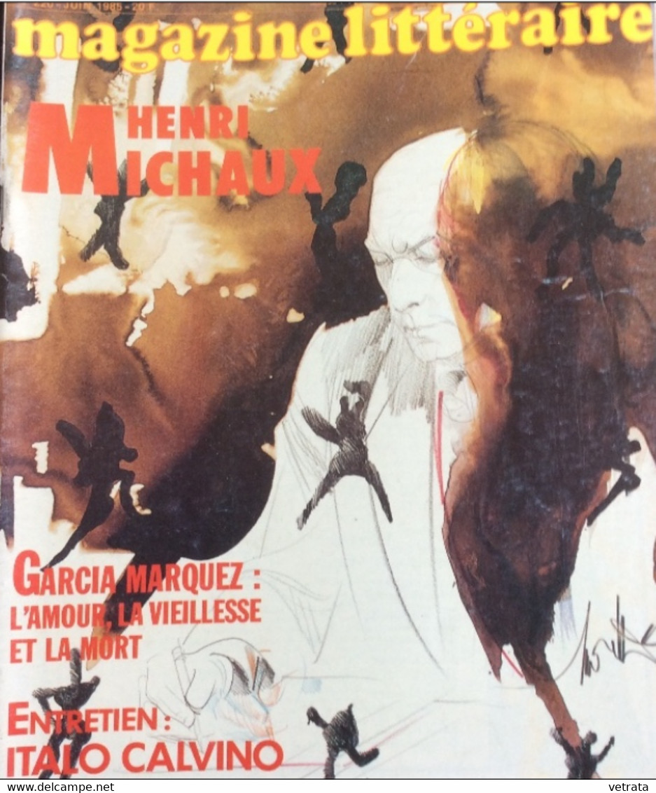 Henri Michaux : 2 N° Du Magazine Littéraire - Dossier Composé De 8 Coupures De Presse  & 1 Suppl. Libération Livres - Kranten Voor 1800