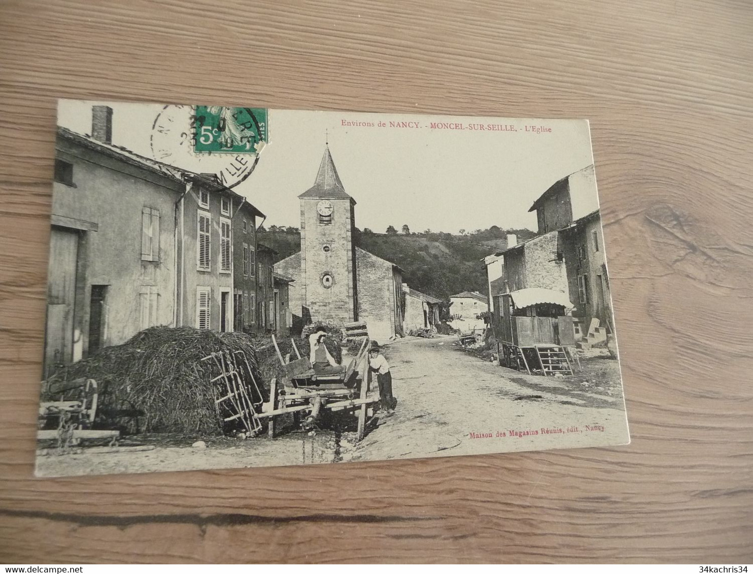 CPA 54 Meurthe Et Moselle Environs De Nancy Moncel Sur Selle L'église - Other & Unclassified