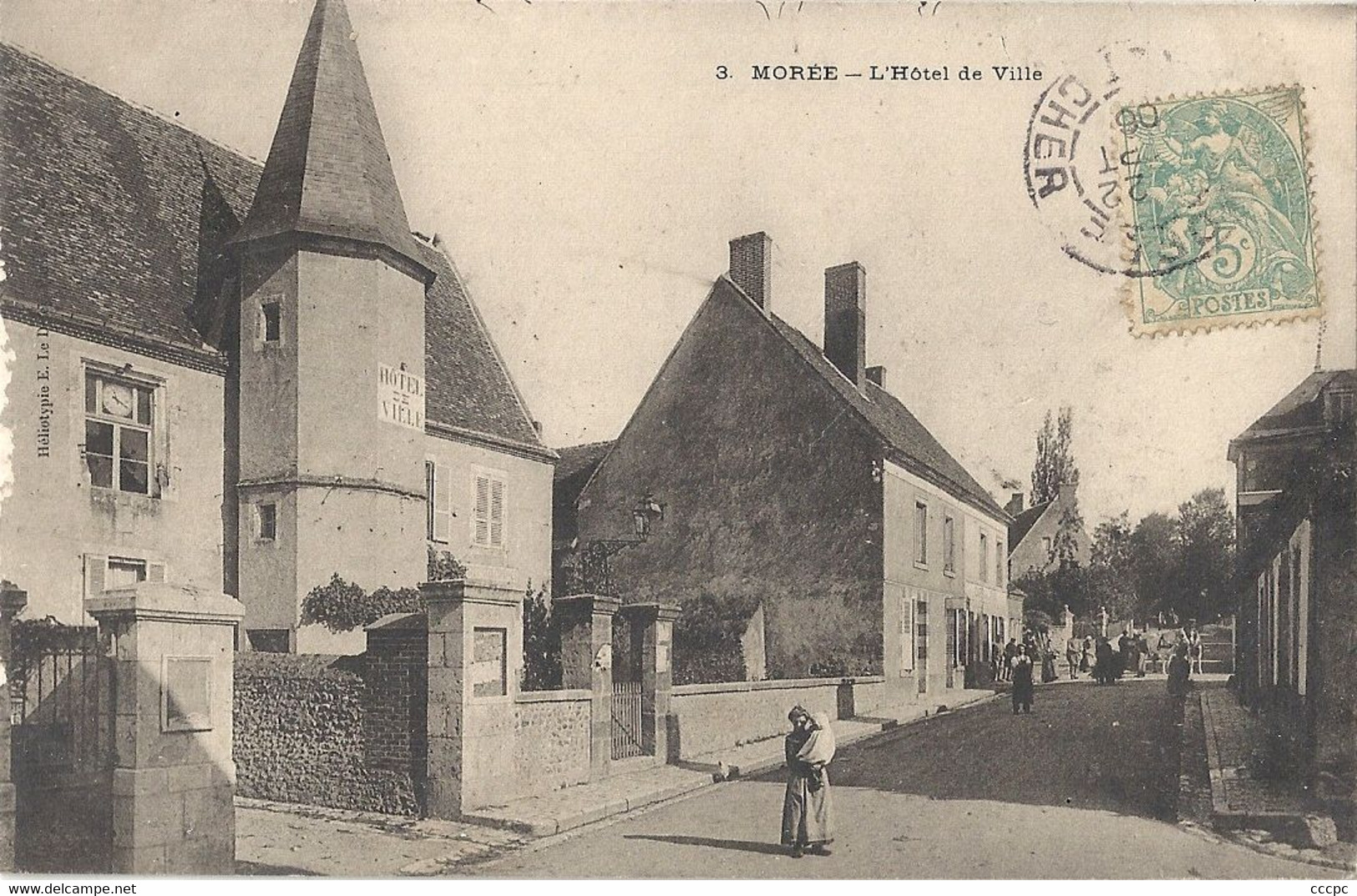 CPA Morée L'Hôtel De Ville - Moree