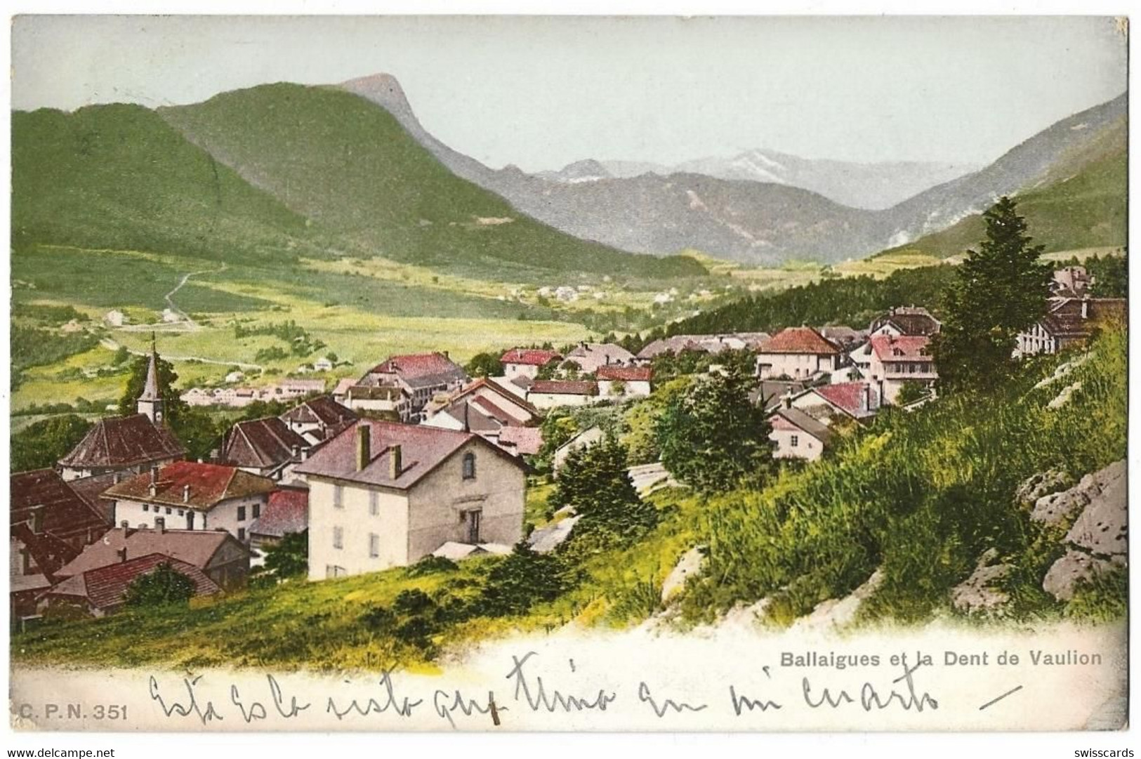 BALLAIGUES Color 1907 - Ballaigues