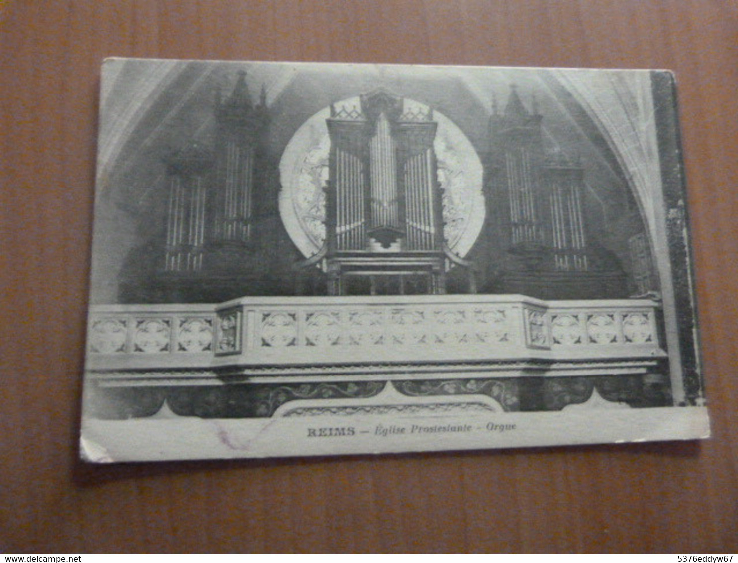 CPA. Reims. Eglise Protestante. Orgue. Marne - 1901-1940