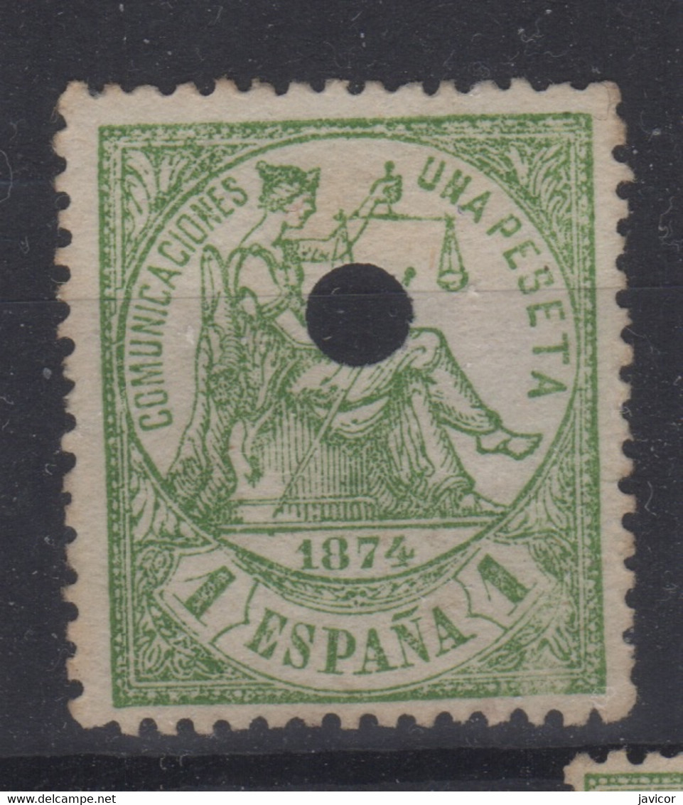 1874 Telégrafos Edifil 150T(º) Valor Catálogo 8,75€ - Usati