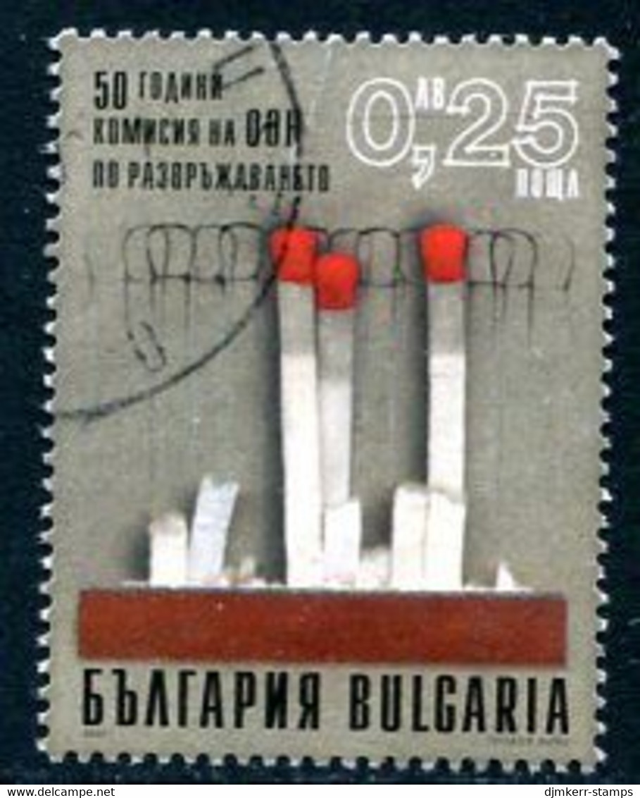 BULGARIA 2002 UN Disarmament Commission Used.  Michel 4544 - Gebruikt