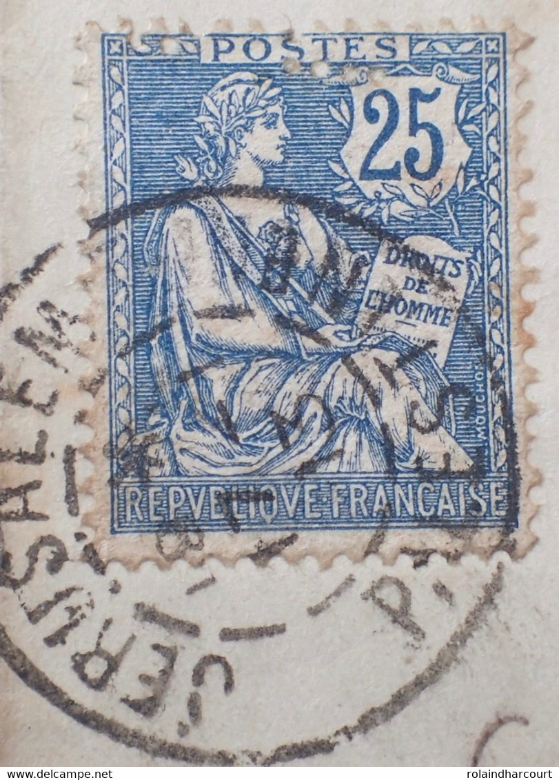 R2062/704 - TYPE MOUCHON - N°127 ☉ Sur Fragment / CàD De JERUSALEM / PALESTINE / 17 JANVIER 1913 - Used Stamps