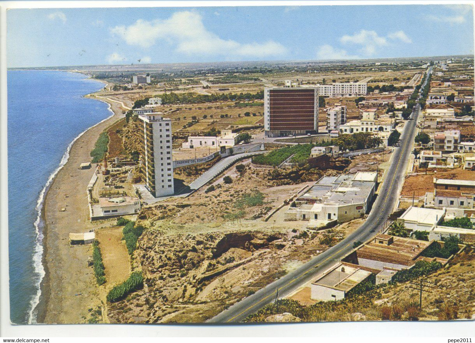 CPSM Espagne ALMERIA - Aguadulce - Immeubles En Bord De Mer - Almería