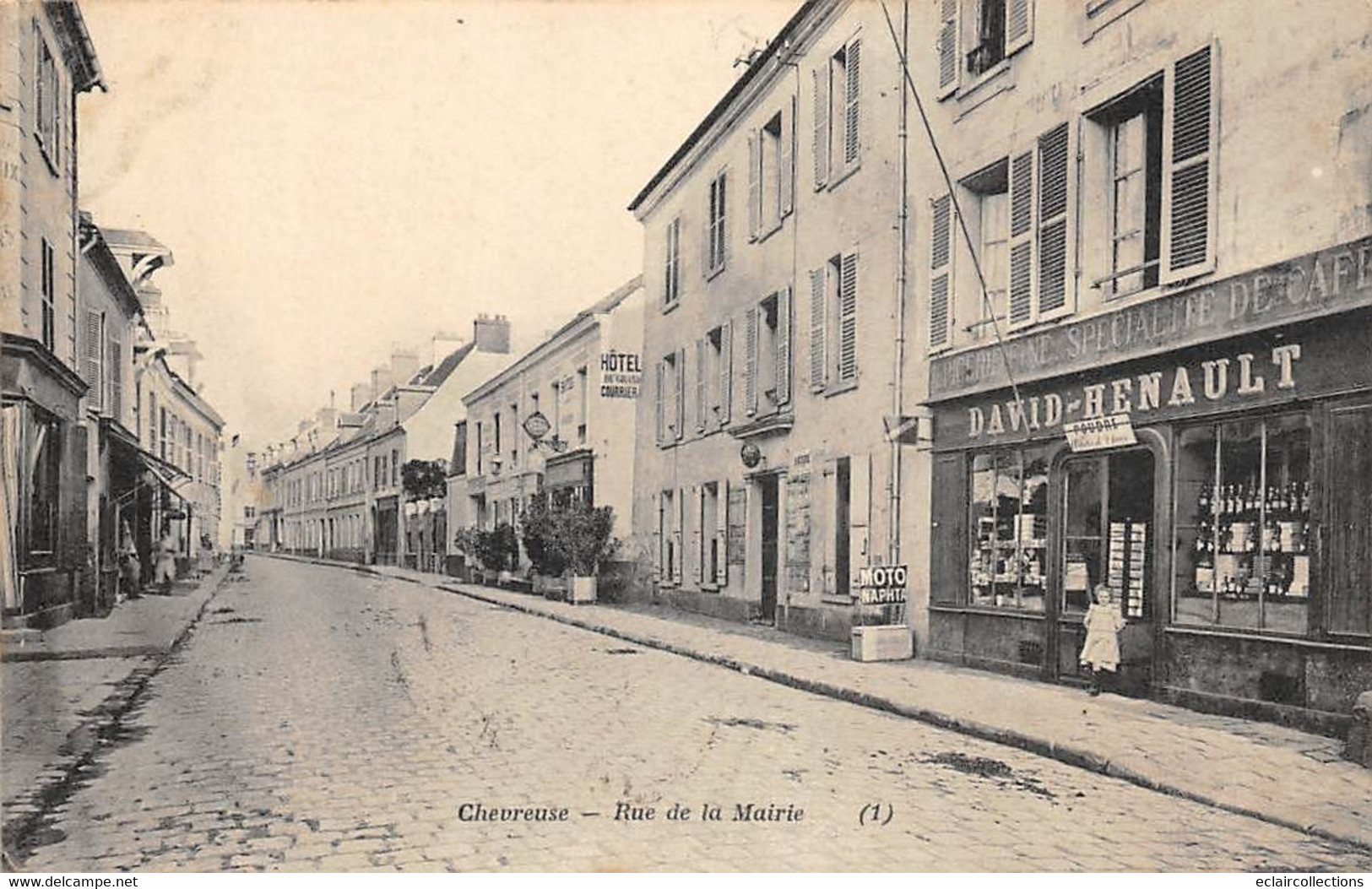 Chevreuse      78           Rue De La Mairie  Epicerie David-Henault        (voir Scan) - Chevreuse