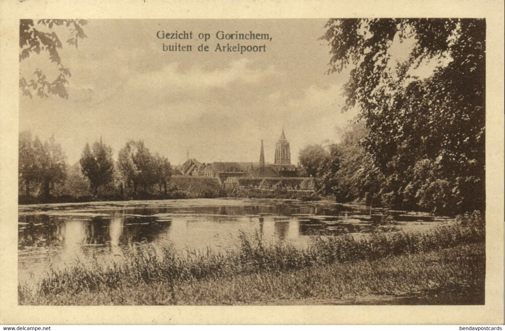 Nederland, GORINCHEM, Buiten De Arkelpoort (1933) Ansichtkaart - Gorinchem