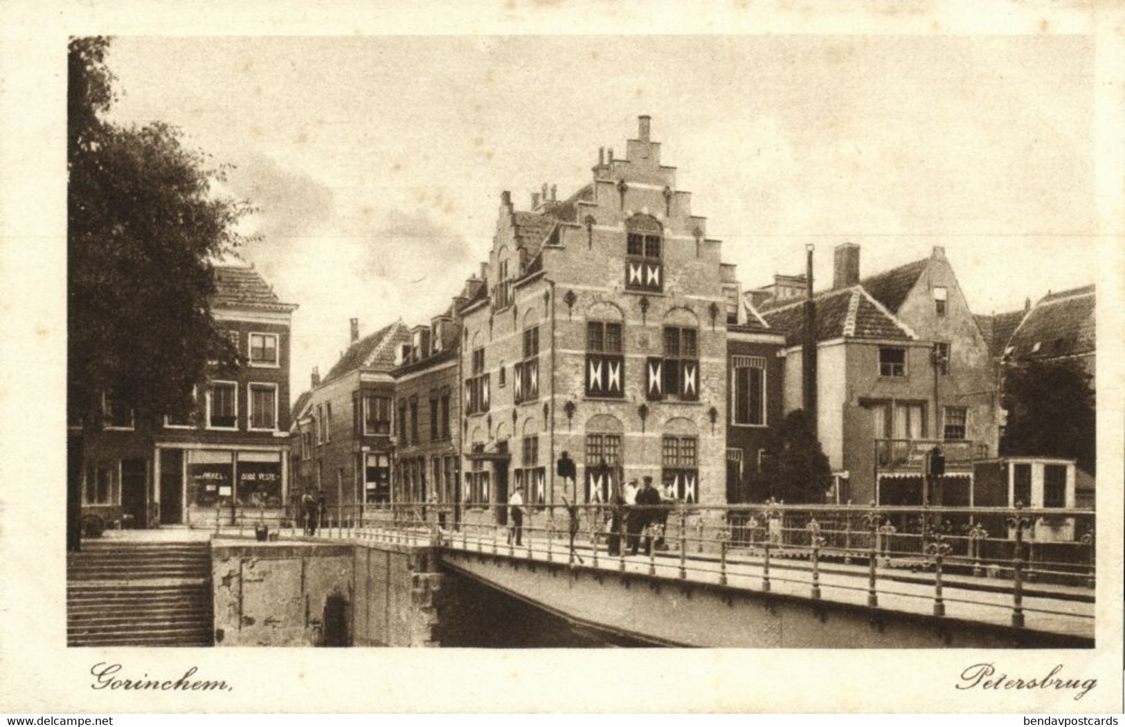 Nederland, GORINCHEM, Petersbrug (1930s) Ansichtkaart - Gorinchem