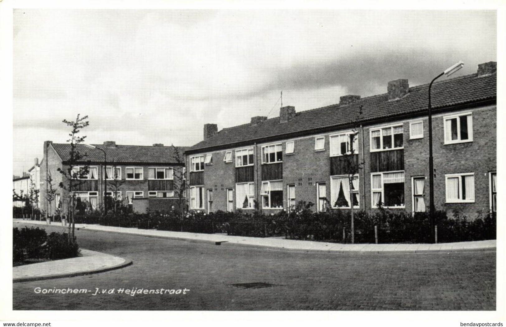 Nederland, GORINCHEM, J. V.d. Heijdenstraat (1960s) Ansichtkaart - Gorinchem