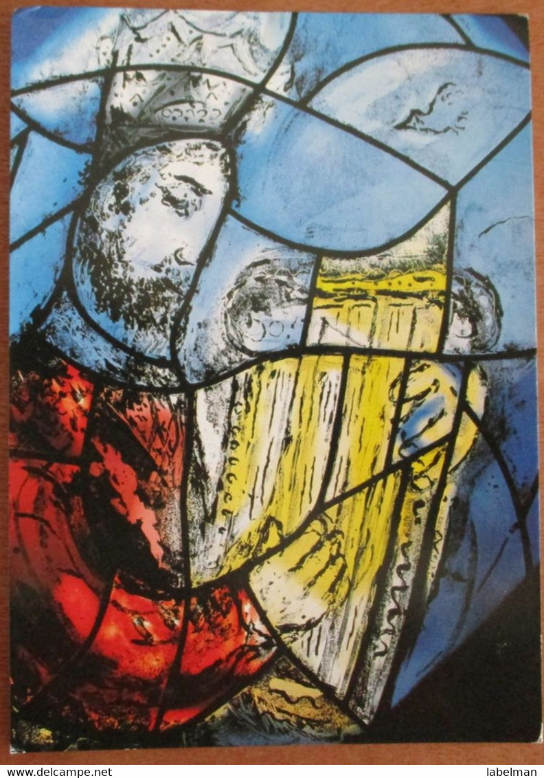 GERMANY DEUTSCHLAND MARC CHAGALL CHORFENSTER ST STEPHAN KIRCHE MAINZ POSTCARD ANSICHTSKARTE PICTURE CARTOLINA PHOTO CARD - Ahrensfelde