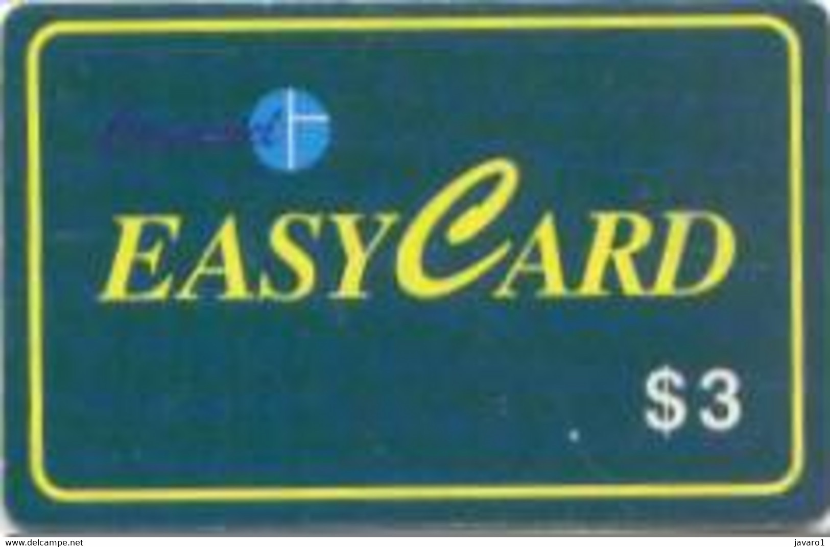 CAMBODJA : CBDC01B US$ 3 EASY CARD Green (OR4) Small Arrow USED - Cambodja