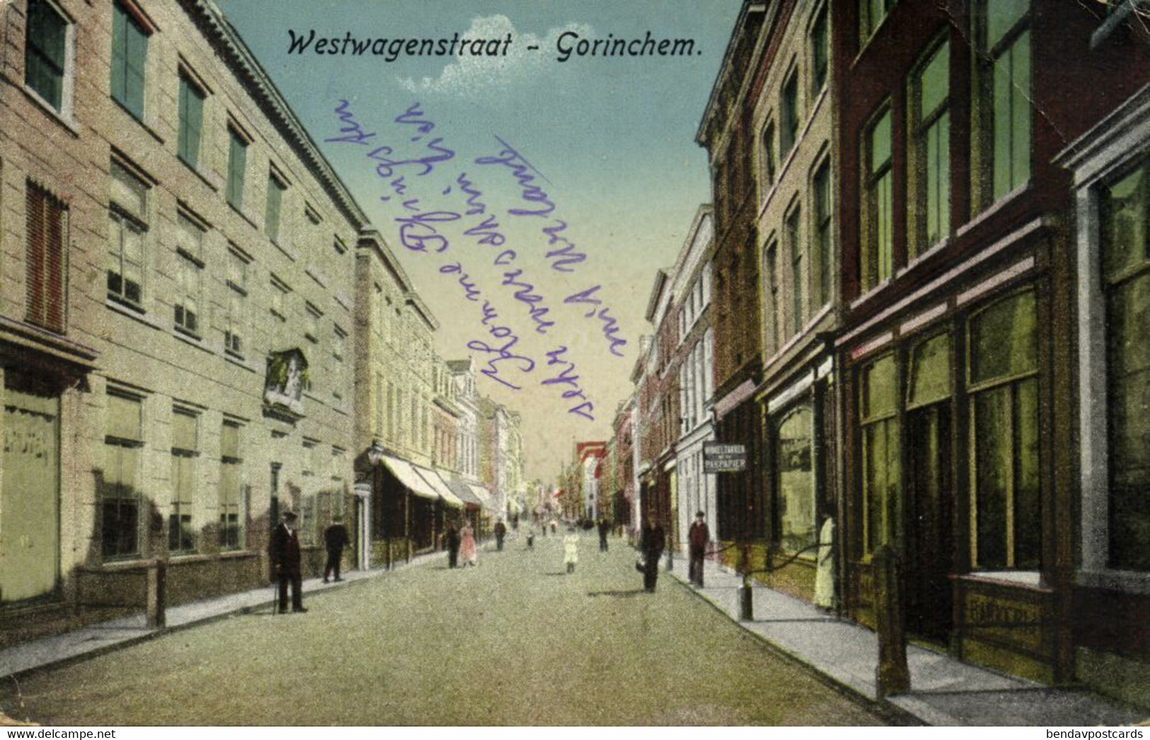 Nederland, GORINCHEM, Westwagenstraat (1919) Ansichtkaart - Gorinchem