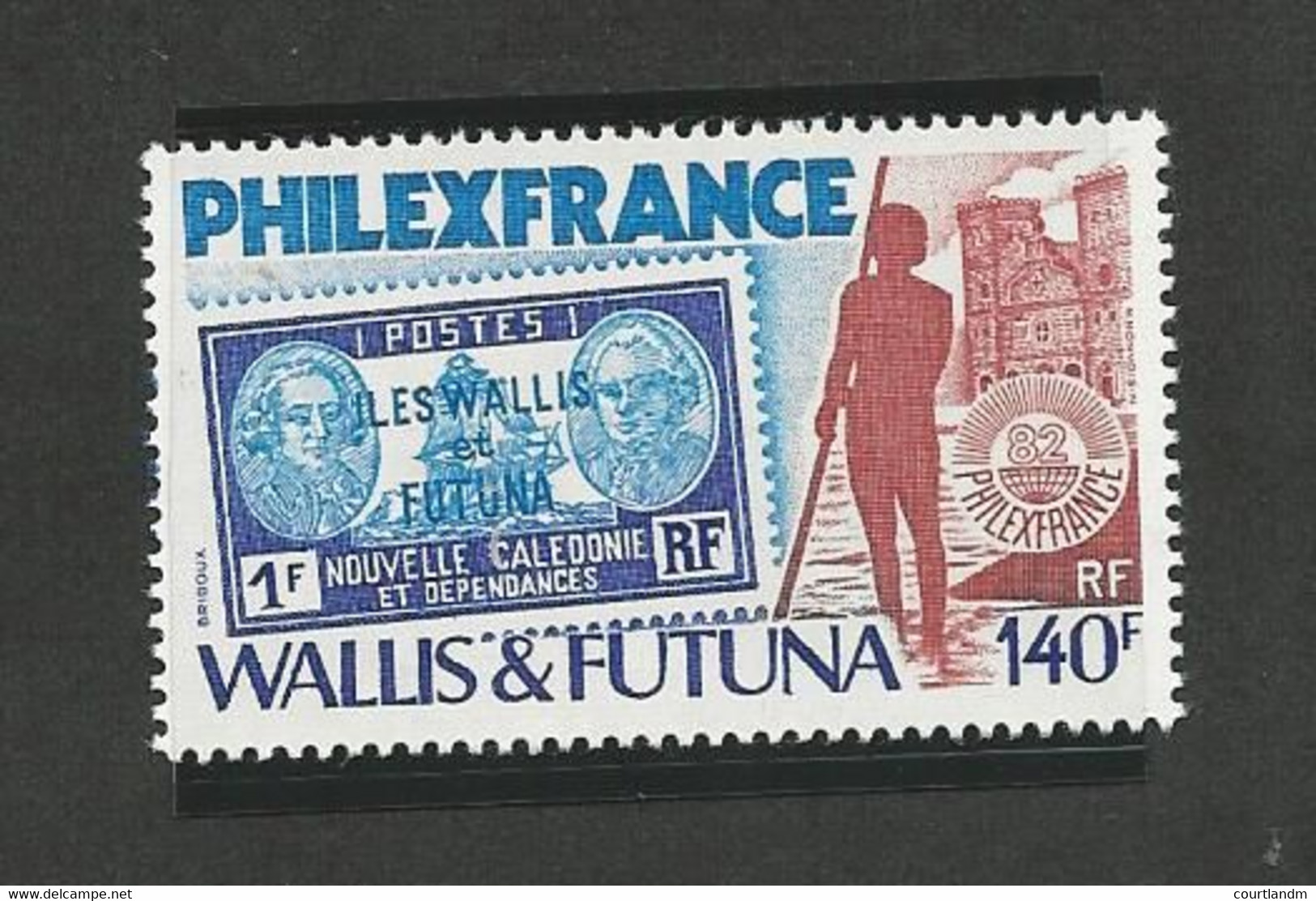 WALLIS AND FUTUNA - PHILEX FRANCE; STAMP ON STAMP - Ongebruikt