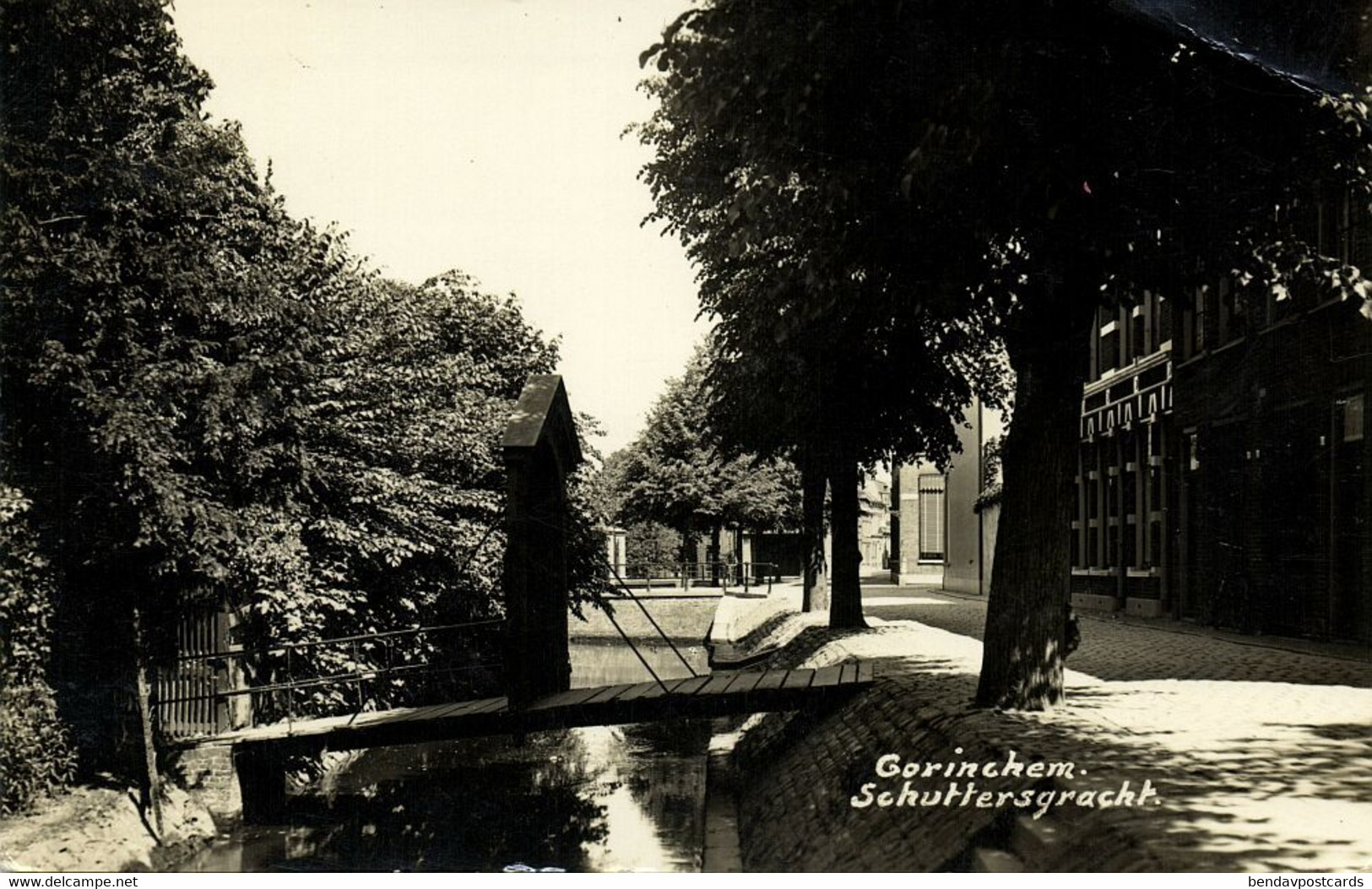 Nederland, GORINCHEM, Schuttersgracht (1934) Fotokaart - Gorinchem