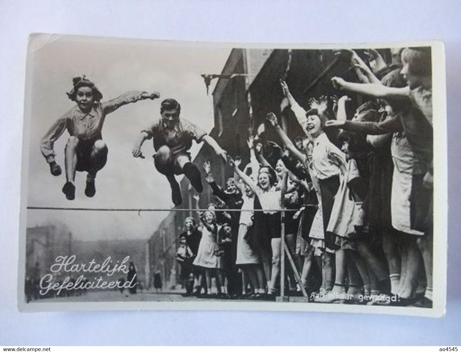 015 Ansichtkaart Hartelijk Gefeliciteerd (sportief) - 1941 - Geburtstag