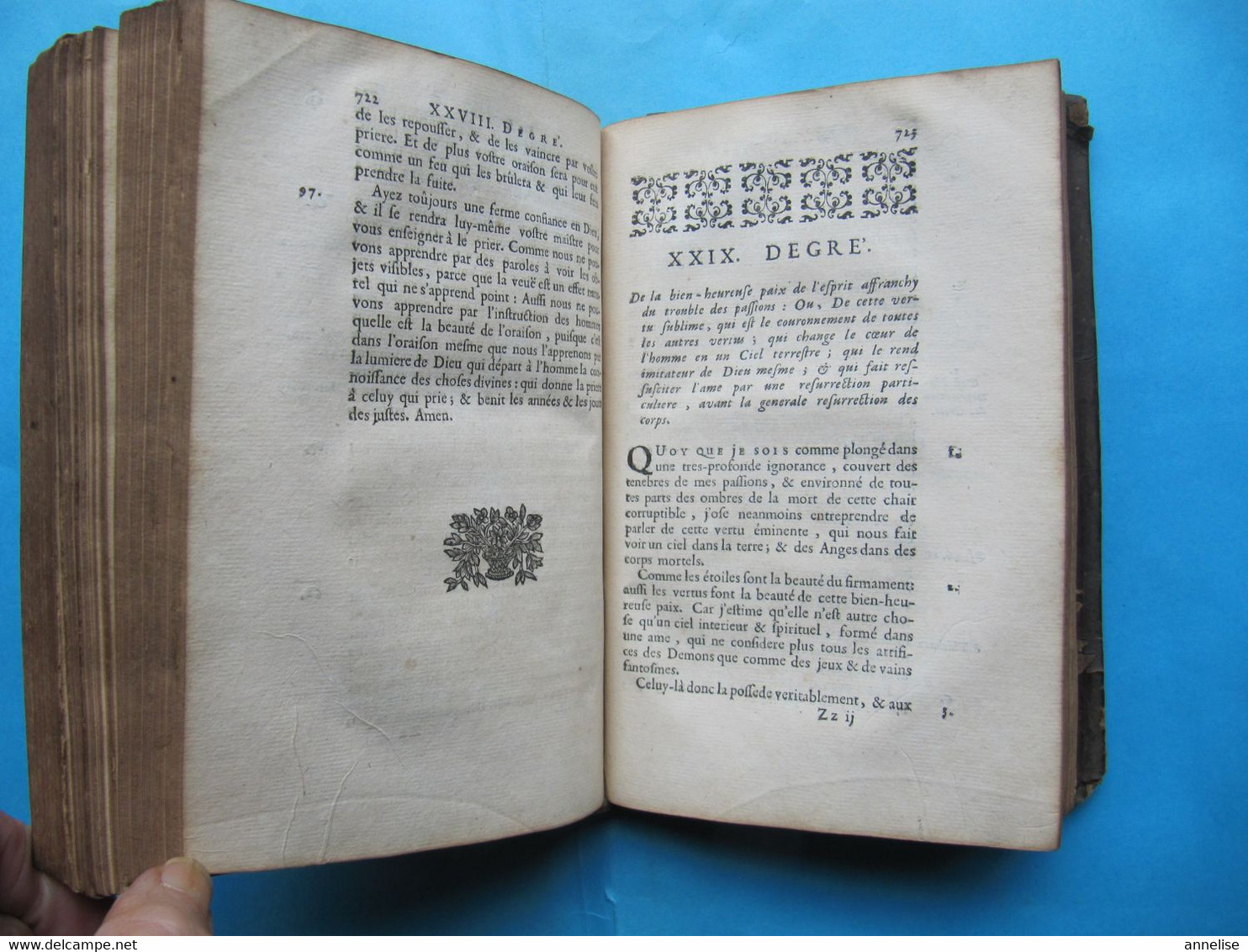 1688 " Les vies des Saints Pères des déserts et de quelques Saintes " T III Ed G & L Josse Paris / Carmélites Rennes