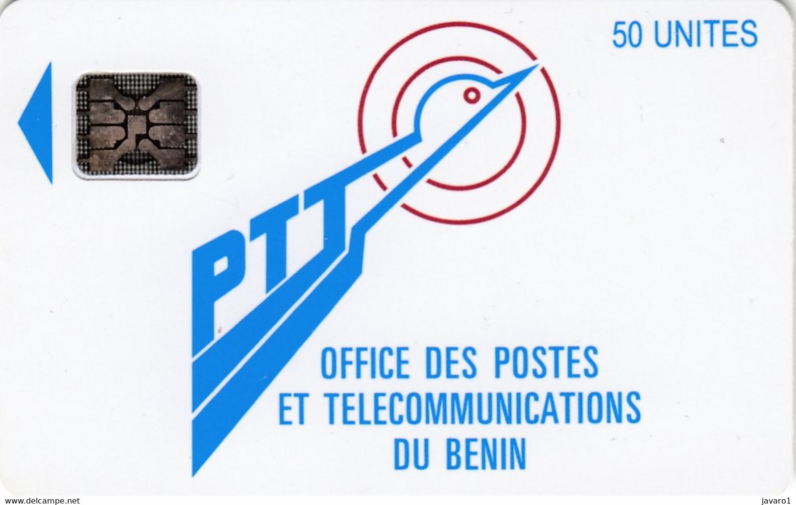 BENIN : BEN06 50 U Blue  SI-5 AFNOR C3A000573 USED - Benin