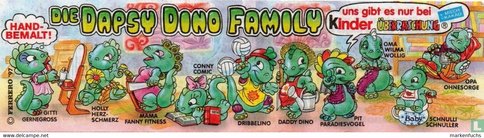 Die Dapsy Dinos Family 1997 / Gitti Gernegross + BPZ - Maxi (Kinder-)