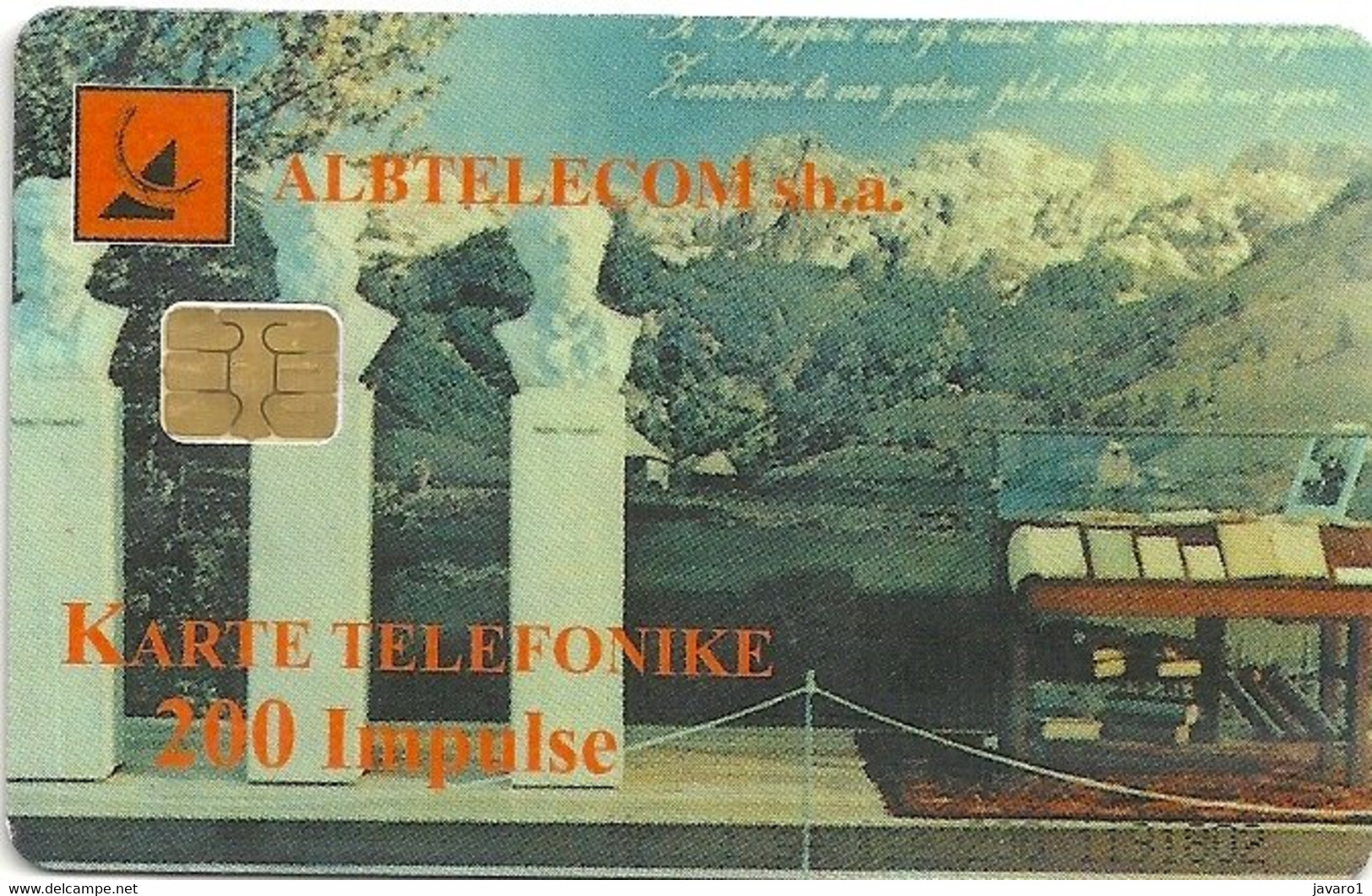 ALBANIA : ALBS38 200 Mountain View 3 Heads 0599 USED - Albanien