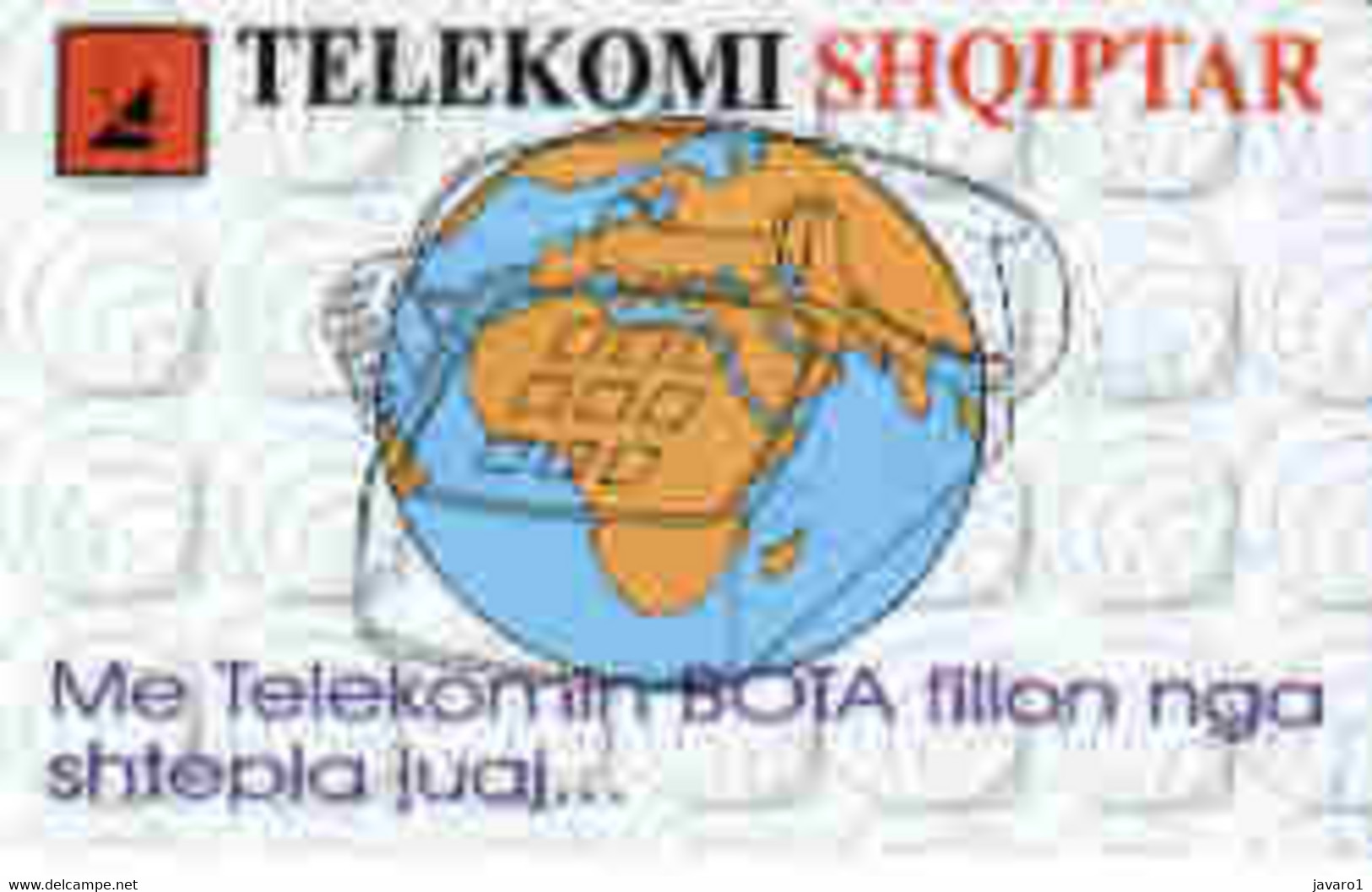 ALBANIA : ALBS15 100 Telephone On Globe V06/97 USED - Albania