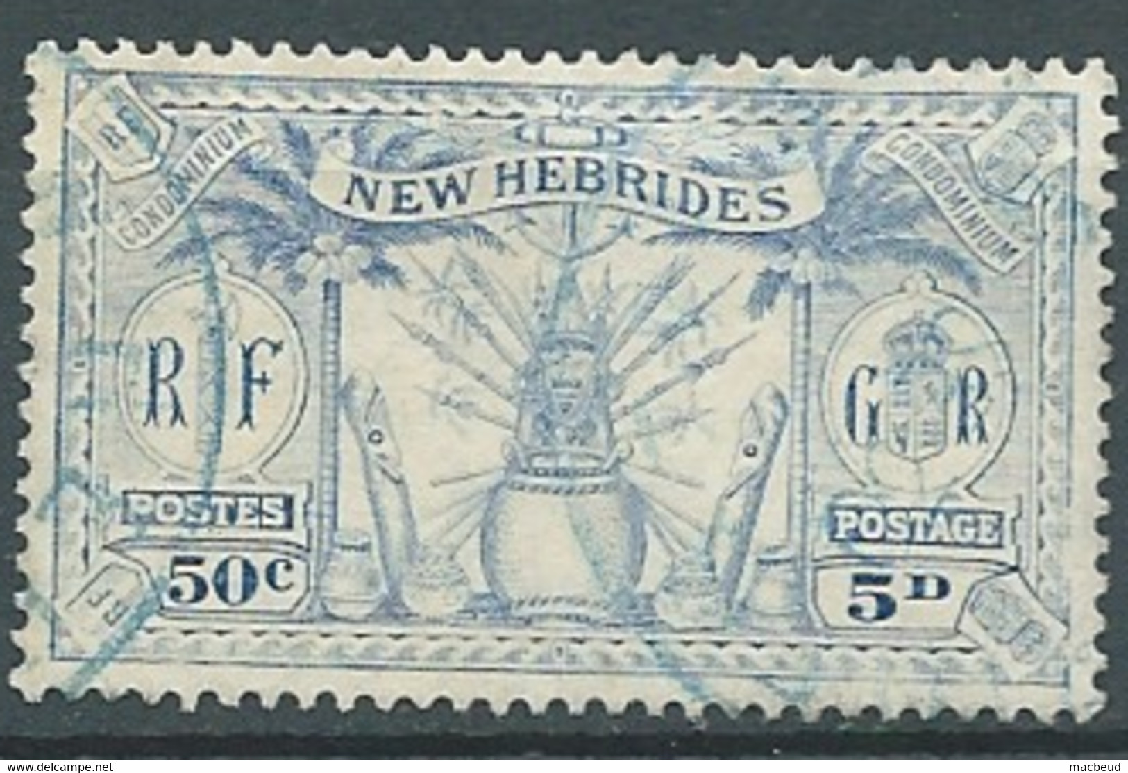 Nouvelles Hébrides    -  Yvert N°   95 Oblitéré    -   Ad 41623 - Gebraucht