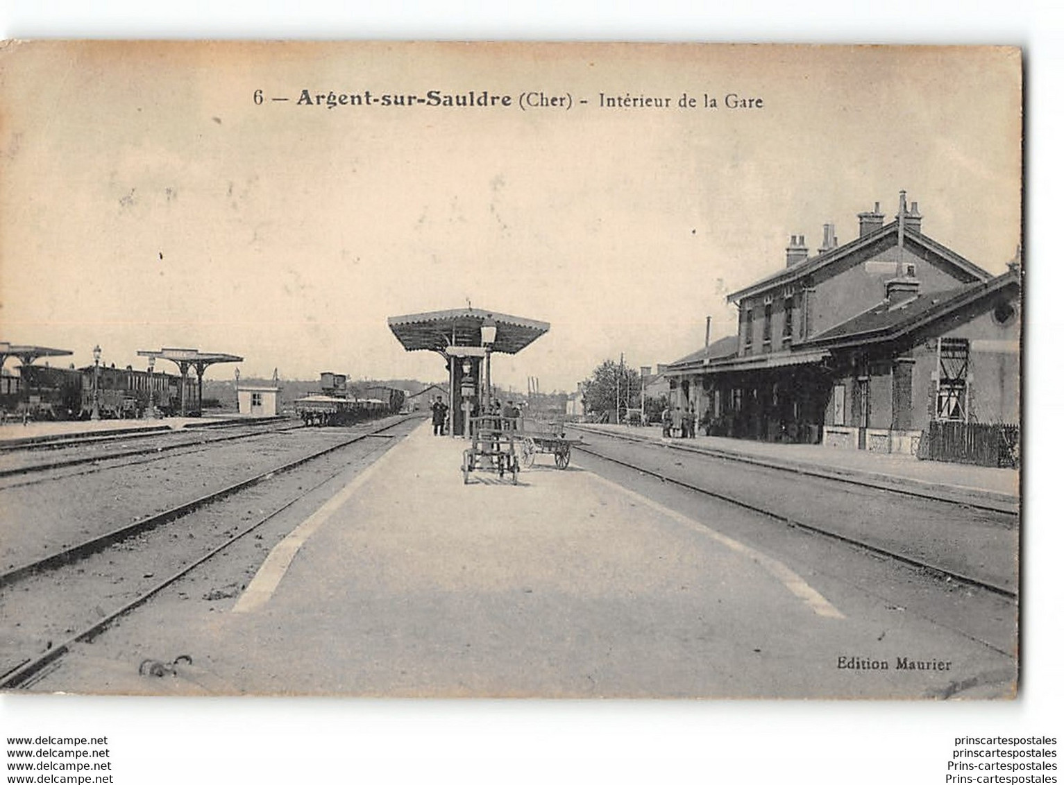 CPA 18 Argent Sur Sauldre La Gare - Argent-sur-Sauldre