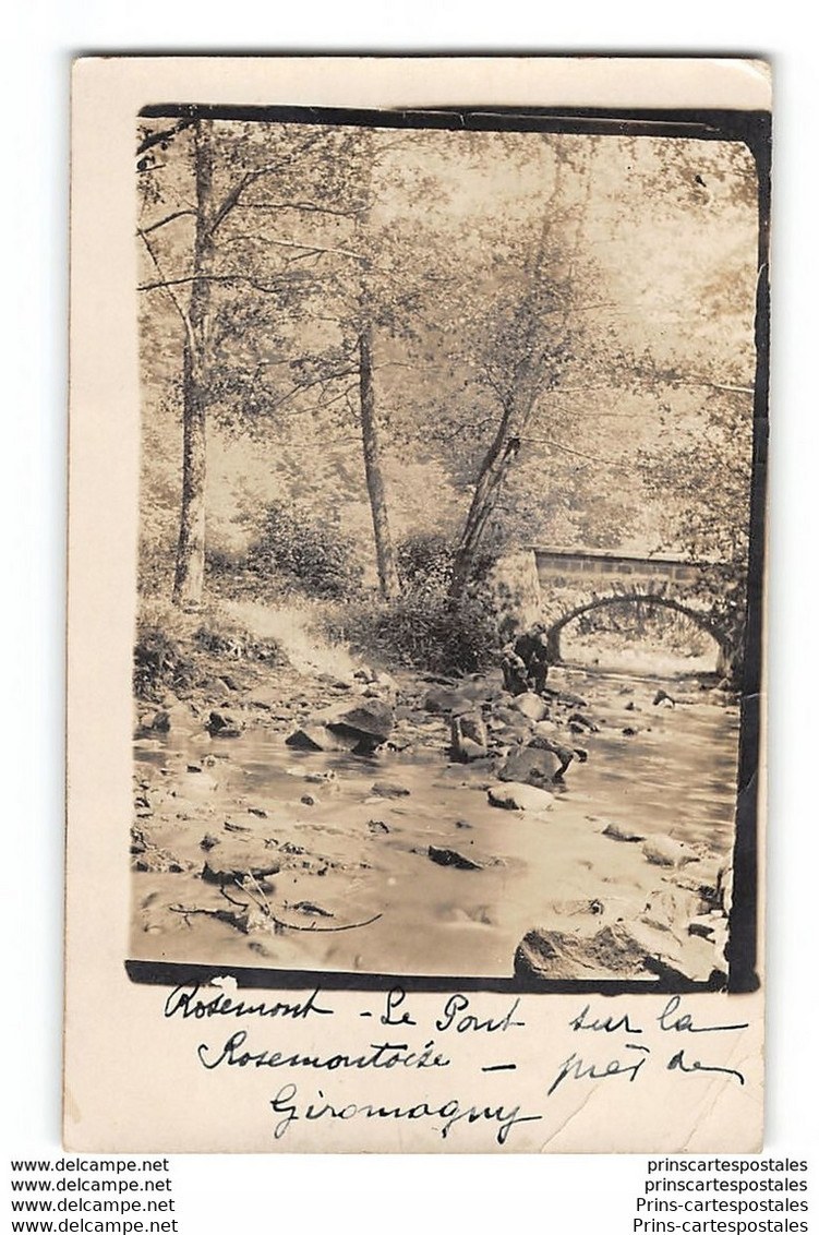 CPA 90 Carte Photo Rosemont Le Pont Sur La Rosemontoise - Valdoie