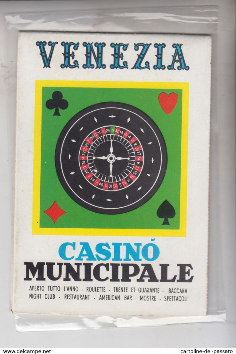 VENEZIA CASINO' MUNICIPALE 6 CARTOLINE CON DESCRIZIONE CASINO' - War 1914-18