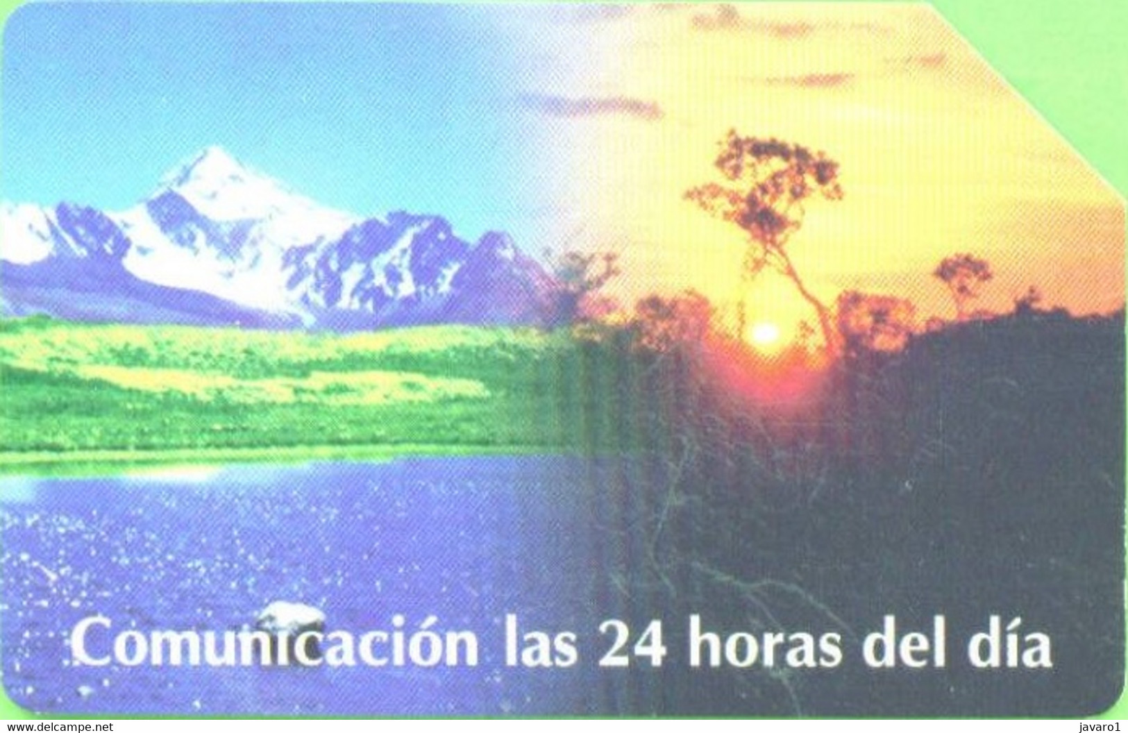 BOLIVIA : BOLU26 Bs20 Comminicacion Las 24 Horas Del Dia Mountain USED Exp: 31/12/98 - Bolivia