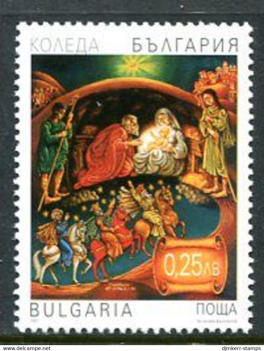 BULGARIA 2001 Christmas MNH / **.  Michel 4532 - Unused Stamps