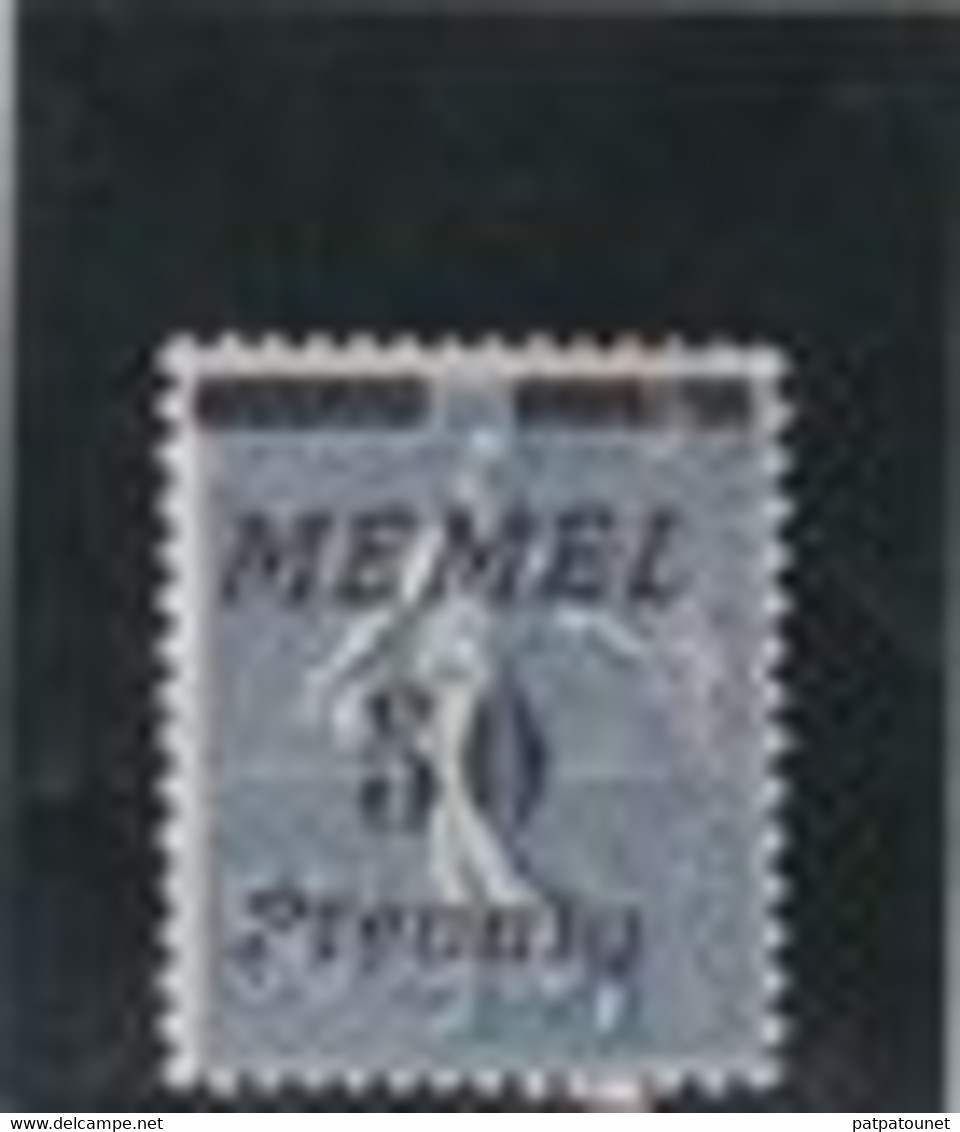 Memel YV 81 Neuf Avec Trace De Charnière 1922 - Neufs