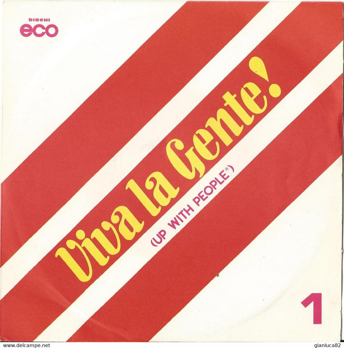 Disco 45 Giri Complesso Gen Rosso Viva La Gente/Un Nuovo Domani Eco 4509 (05) Come Da Foto Ottime Condizioni Come Nuovo - Gospel & Religiöser Gesang