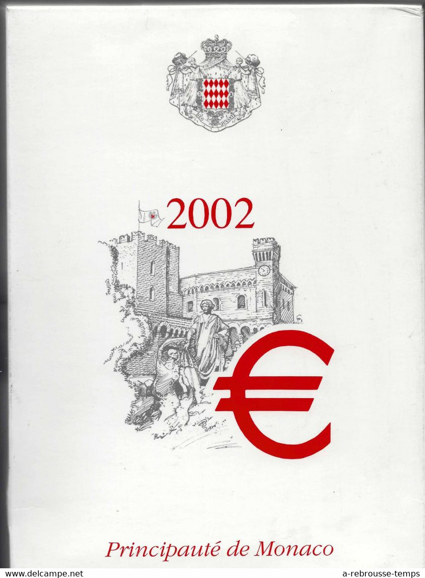 A saisir-Timbres en euros MONACO 2002-dans l'emballage de livraison-parfait état-NEUFS