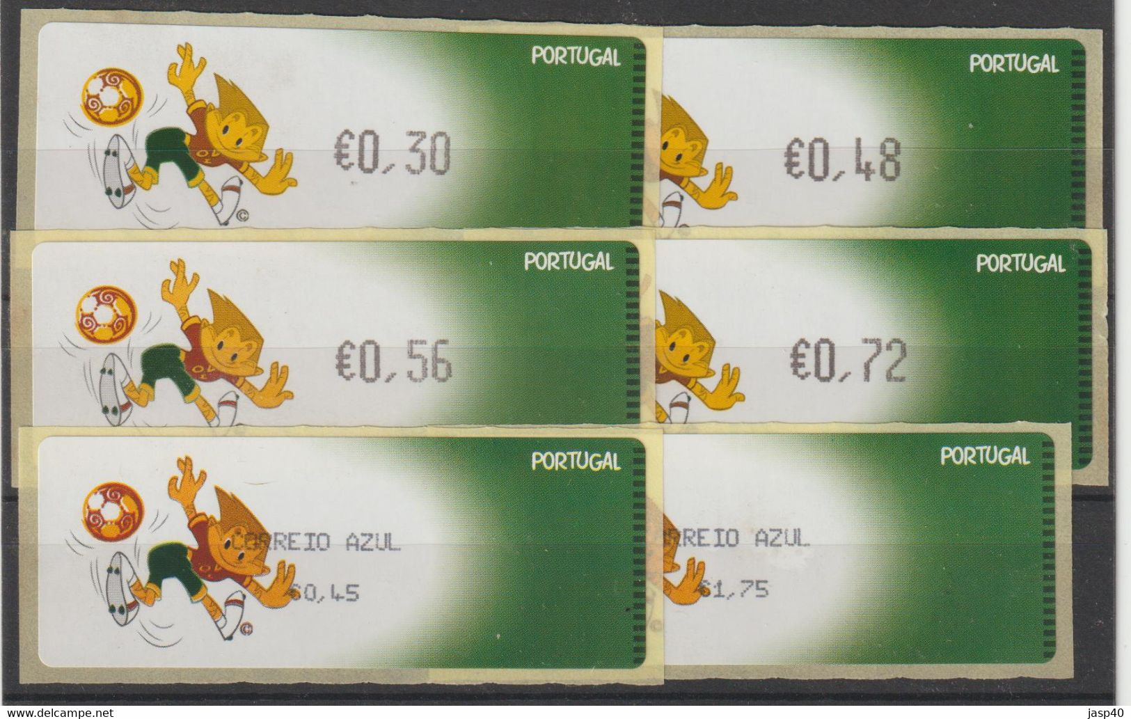 PORTUGAL CE AFINSA ATM 28 + 28a - NOVO - Other & Unclassified