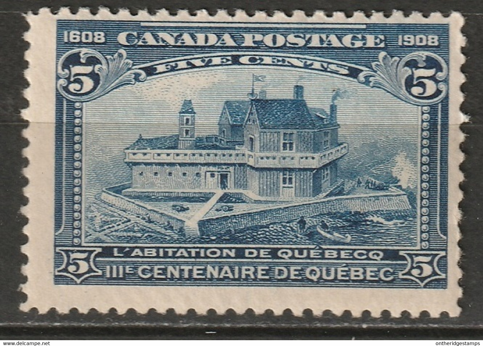 Canada 1908 Sc 99  MLH* - Unused Stamps