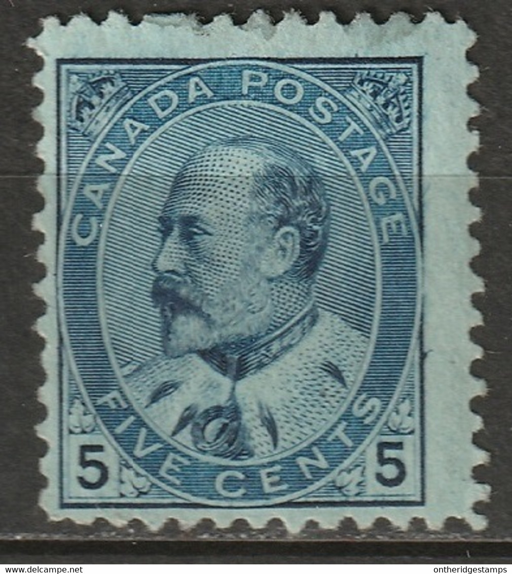 Canada 1903 Sc 91  MH* Disturbed Gum - Unused Stamps