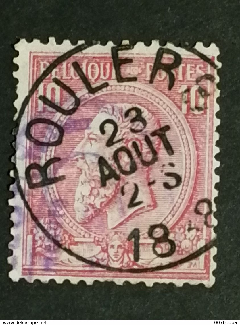 COB N° 46 Oblitération Roulers - 1884-1891 Leopold II