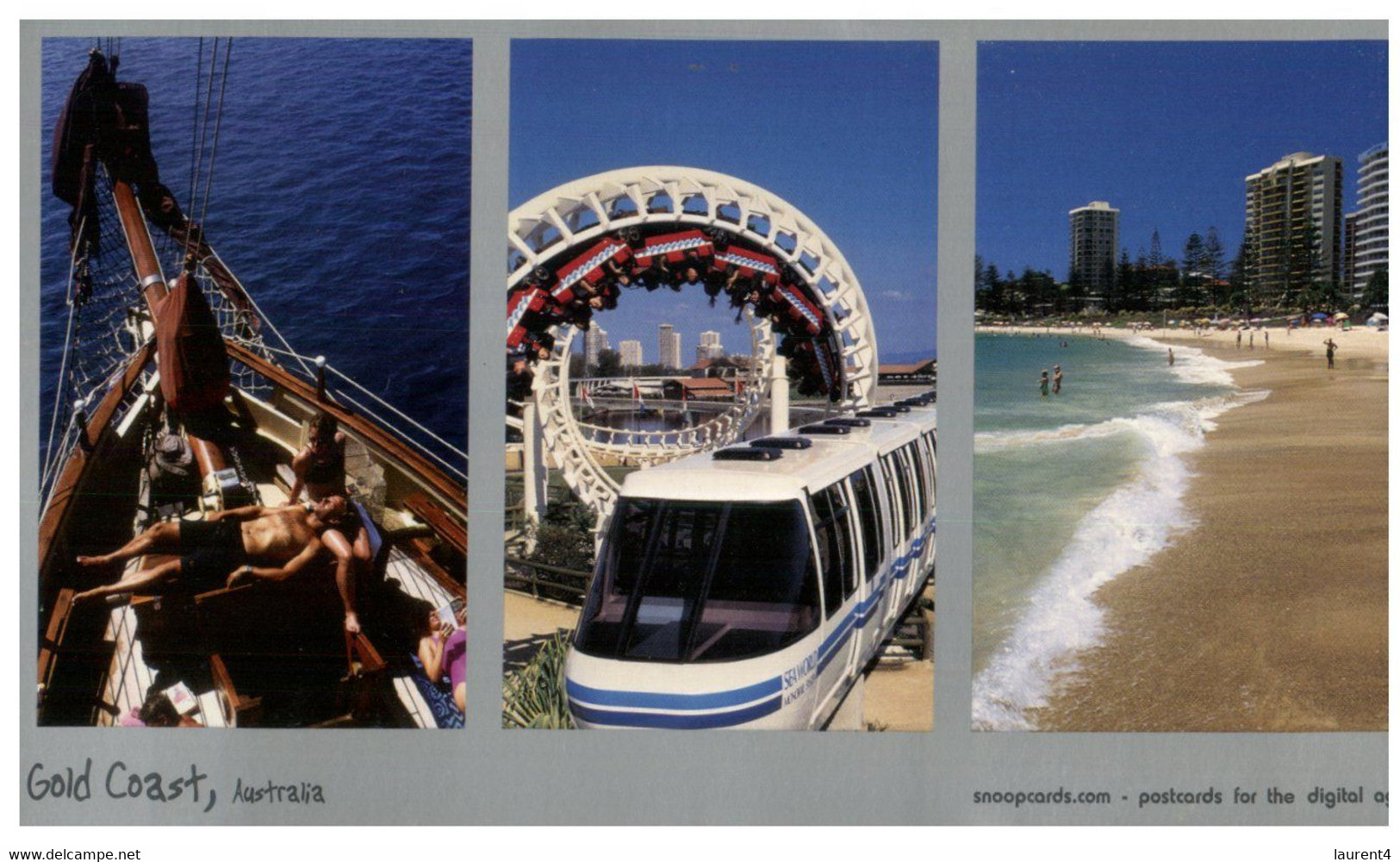 (DD 9) Australia - Gold Coast With Monorail (special P/c) Snoopcards Digital Age - Gold Coast