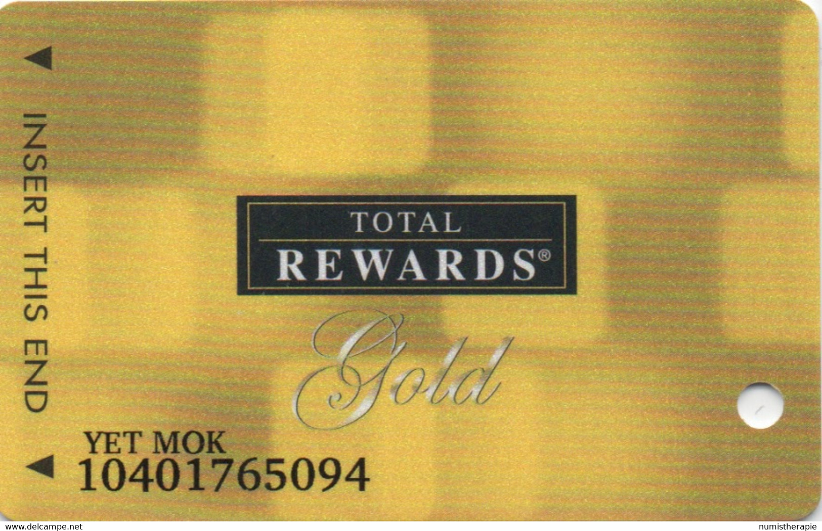 Carte Casino : Total Rewards ® Gold : 13 Casinos © 2011 - Casino Cards